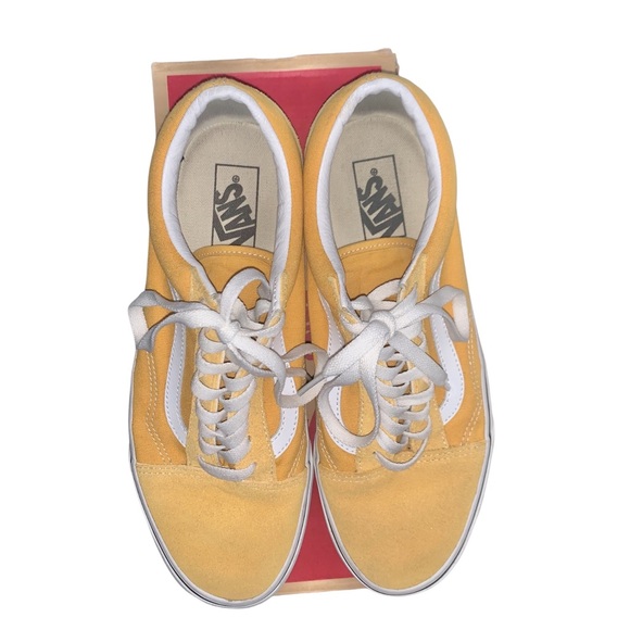 VANS OLD SKOOL OCHRE & TRUE WHITE MENS SHOES SIZE 9.5 - Picture 5 of 6